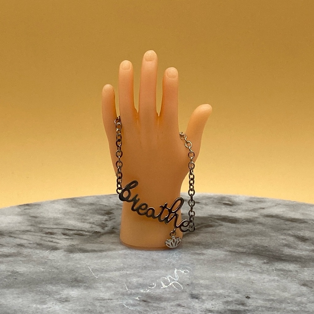 Ashley Bridget « Breath » sterling silver 925 link bracelet AB